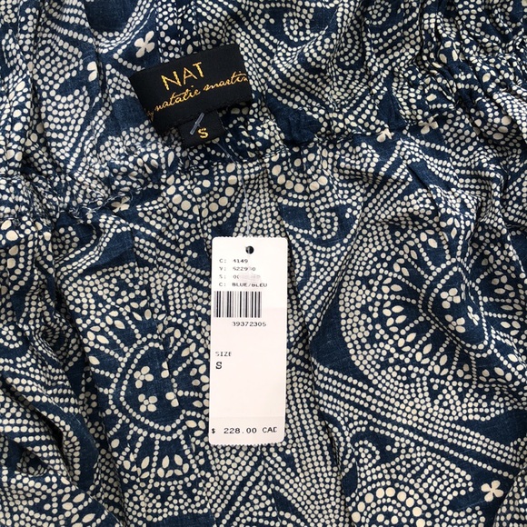 Elegant Blue and White Maxi Dress - Anthropologie - Picture 9 of 10